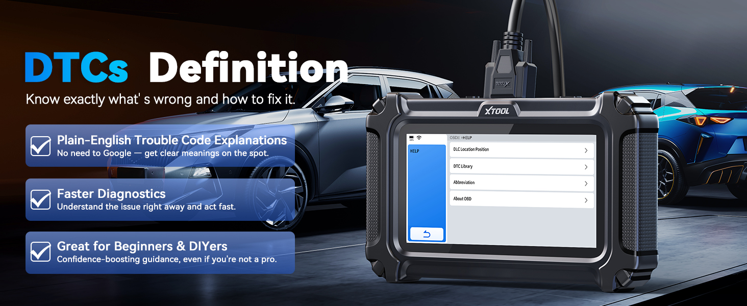 XTOOL D5 OBD2 Scanner: strumento diagnostico auto con 10 reset, motore ABS SRS trasmissione OBD2 lettore di codice con FCA AutoAuth, CAN FD per GM, olio/ABS/EPB/DPF reset, aggiornamento gratuito