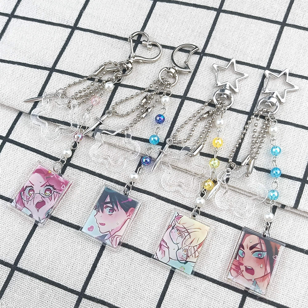 Alien Stage Handmade Matching Keychains: Luka, Mizi, Hyuna and Ivan ...