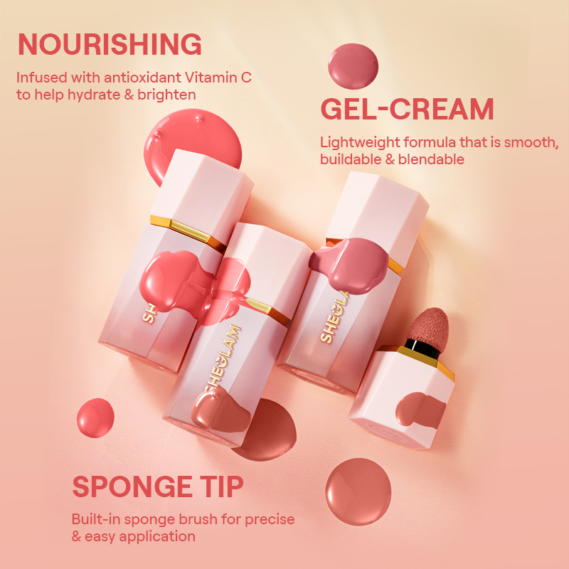 SHEGLAM Color Bloom Liquid Blush Matte Finish Gel-Cream Long-Lasting ...