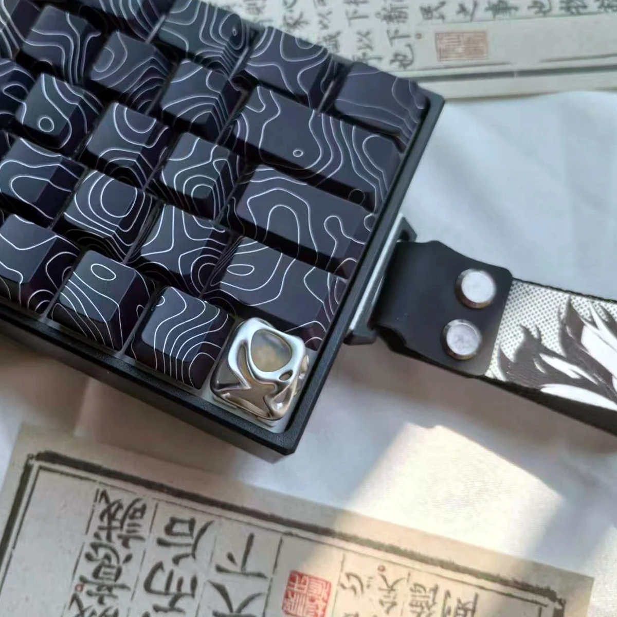 Custom Metal Texture Translucent Keycaps Electroplating RGB Backlit PC ...