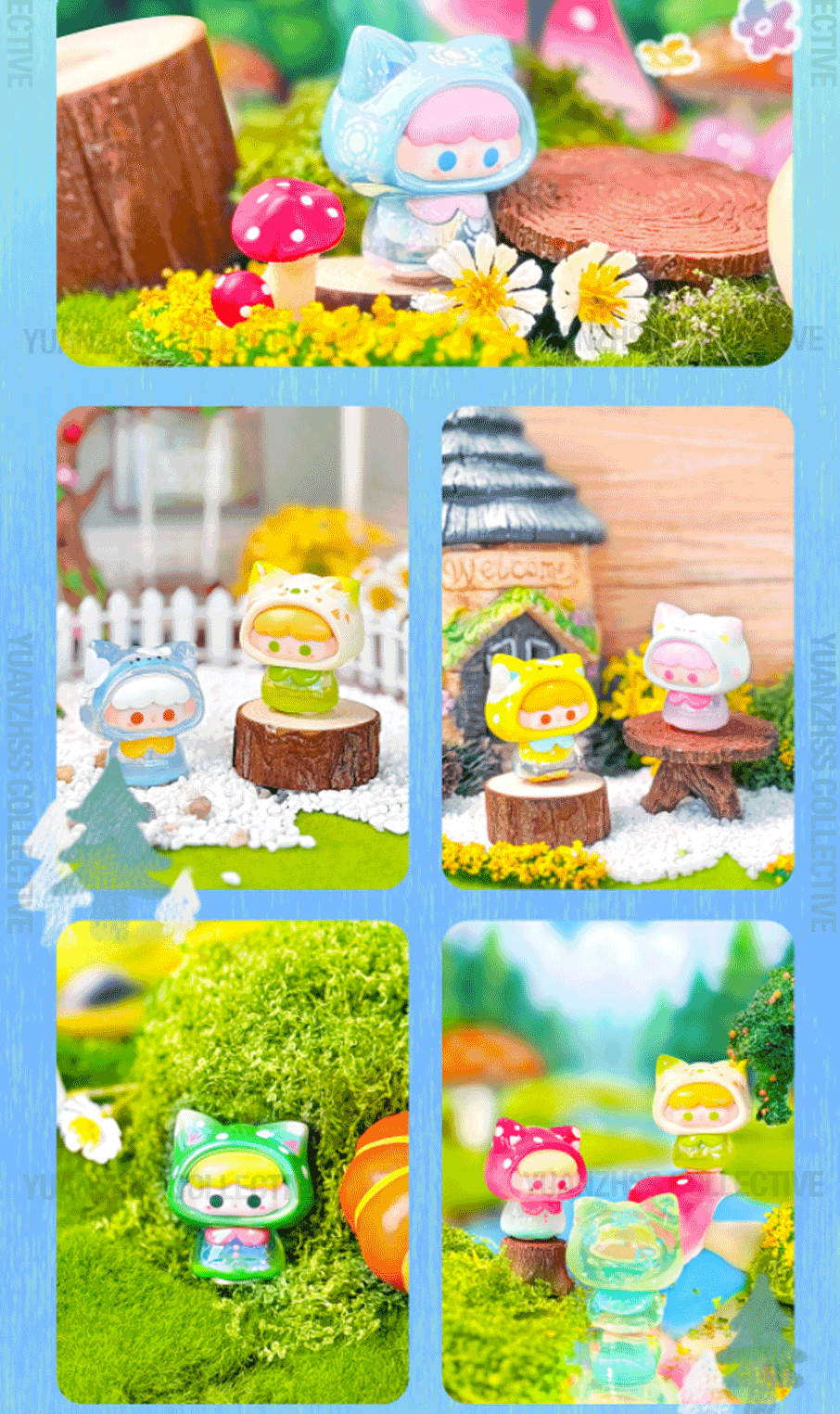 Momoka Fairytale Town Blind Box - Cute Moe Grain Collectible Toy ...