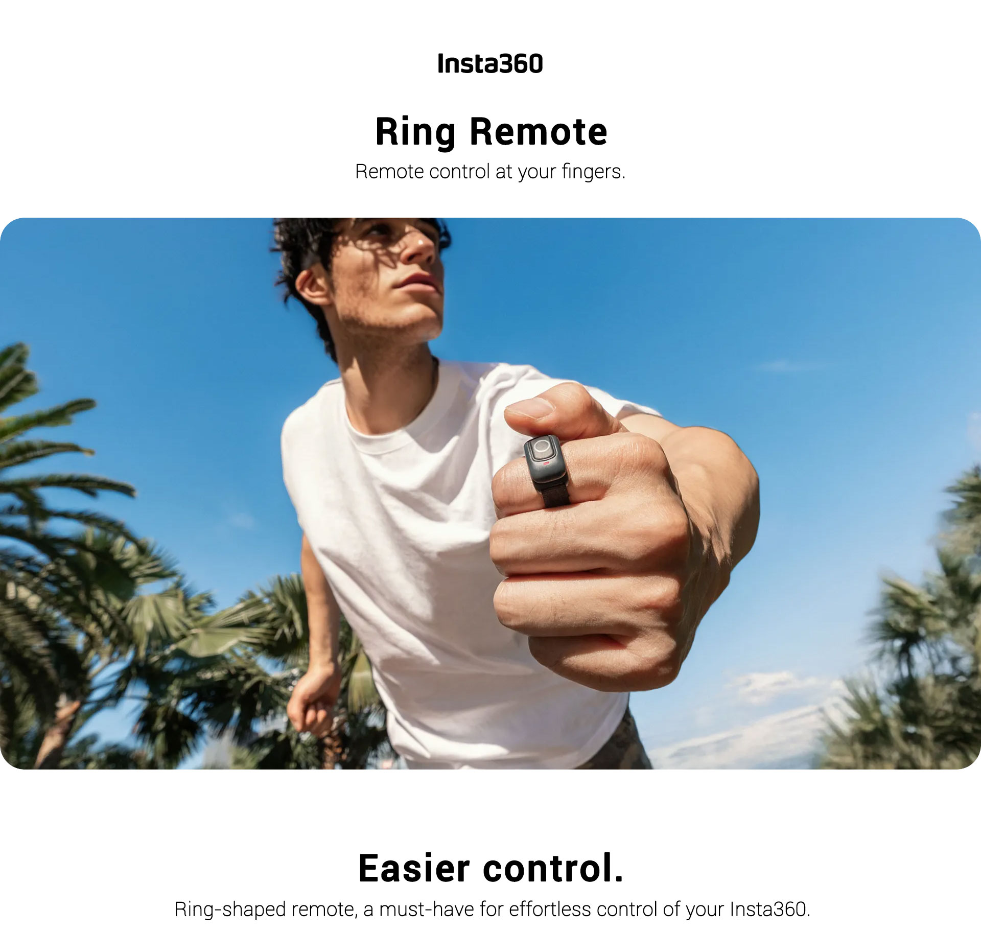 Insta 360 Ring Remote for GO Ultra /X5/ Ace Pro 2 | Shopee Philippines