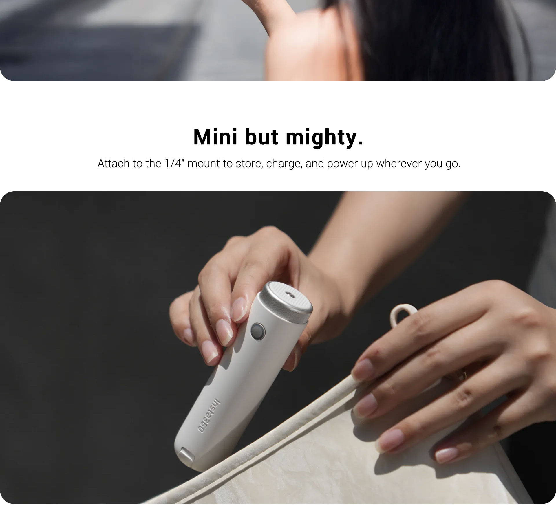 Insta360 Mini Power Handle for Insta360 GO Ultra/Ace Pro 2，Insta360 GO ...