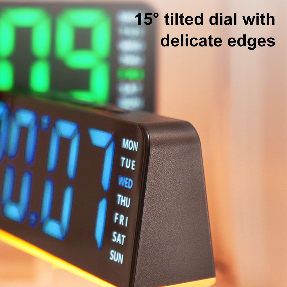 INSMART Multifunctional Electronic Clock With Ambient Light Date ...