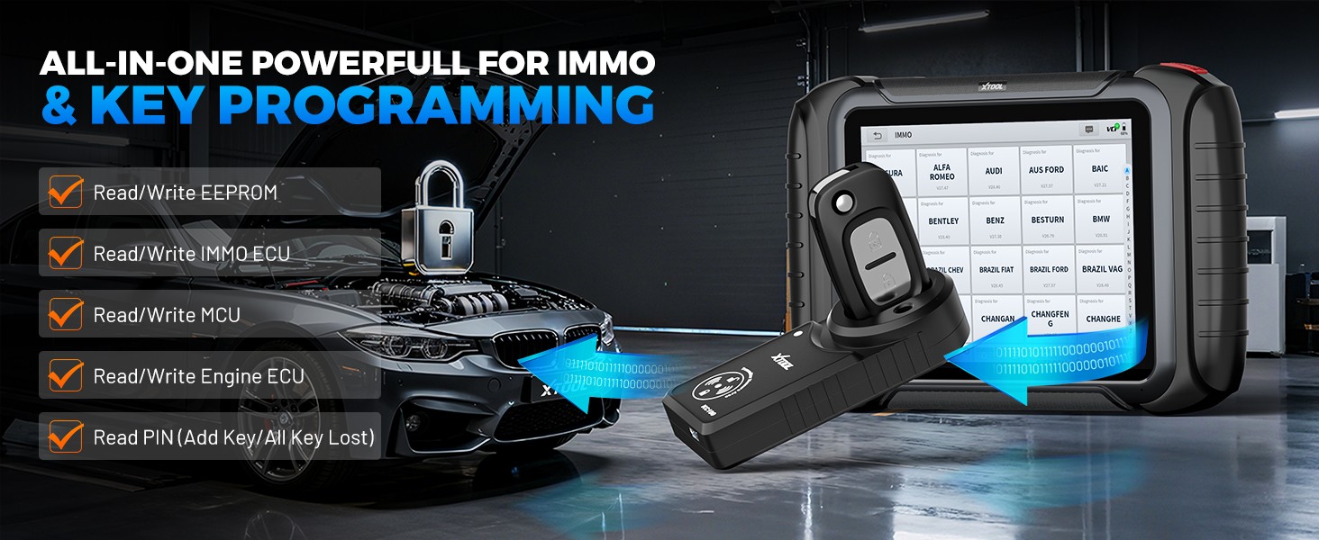 【COD】XTOOL D8W Bidirectional OBD2 Scanner with Topology Map ECU Coding ...