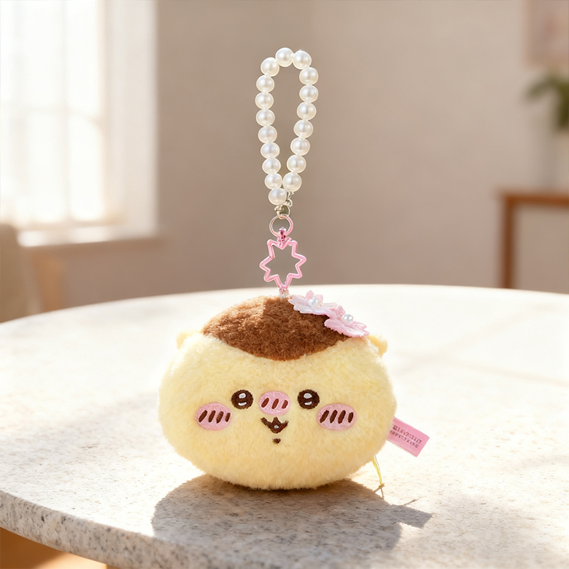 MINISO Chiikawa Series - Cute Plush Coin Purse Charm Usagi Momonga ...
