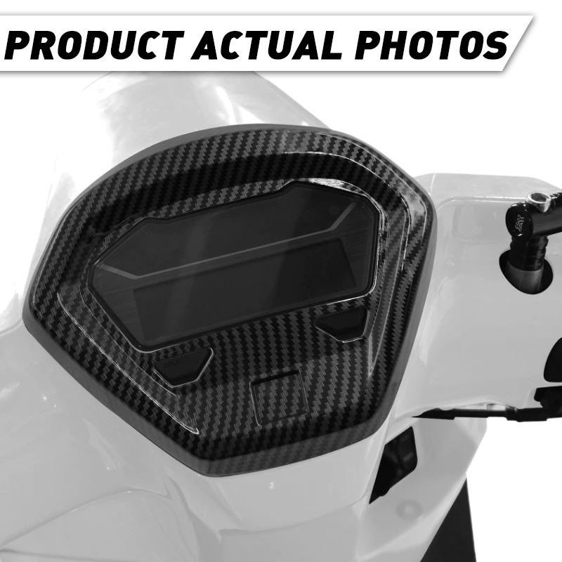 HONDA CLICK 125 v3 Panel Gauge Cover Fully Protector Garnish Carbon ...