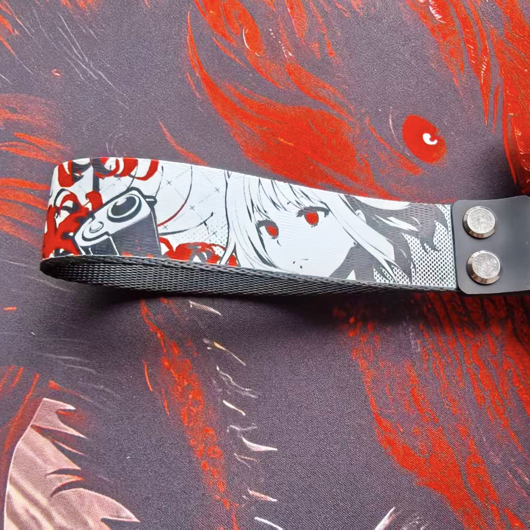 Custom Anime Keyboard Ribbon Strap for Wooting 60HE ATK68, Nylon PU ...