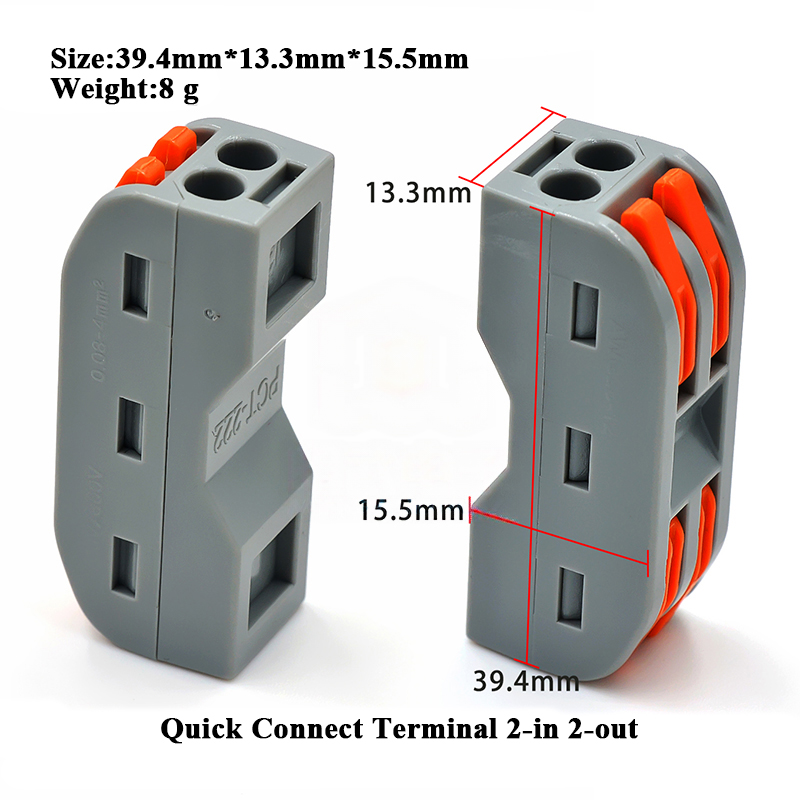 3D Printer Accessories 2/3/4-in-2/3/4-out Quick Wire Connector Terminal ...
