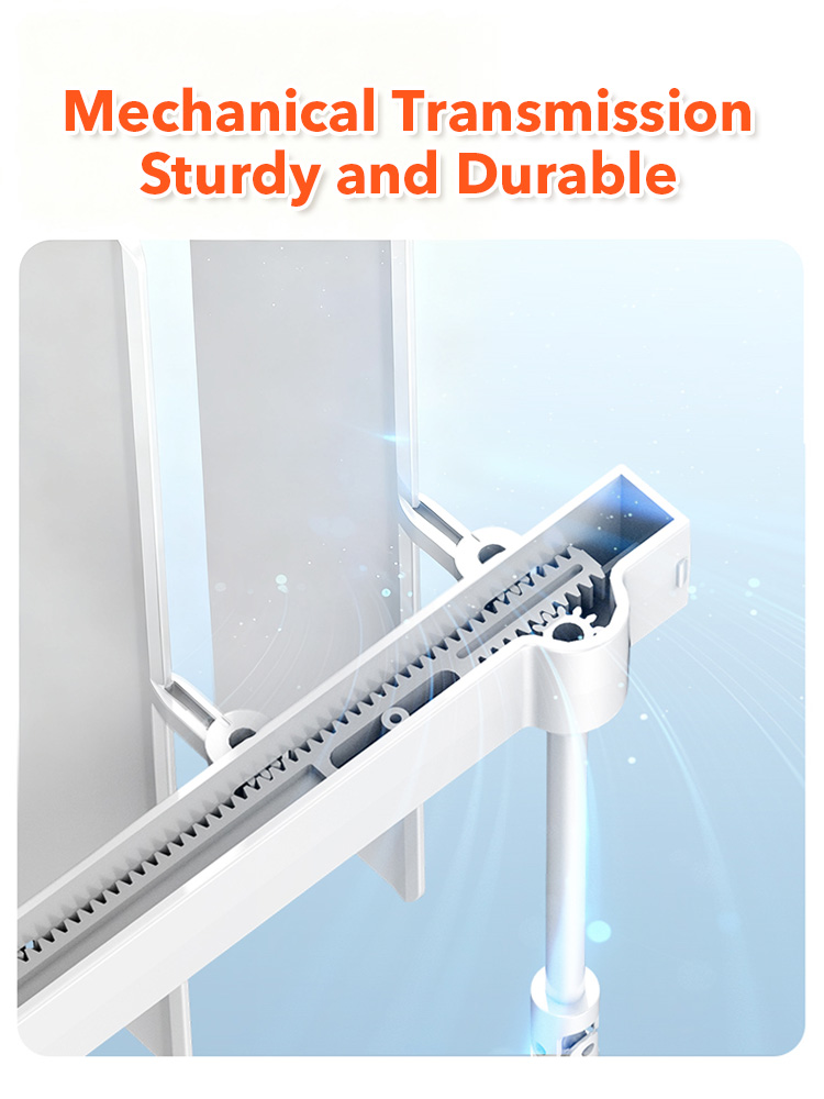 No Drill Adjustable Aircon Deflector Wind Shield Anti Direct Blow ...