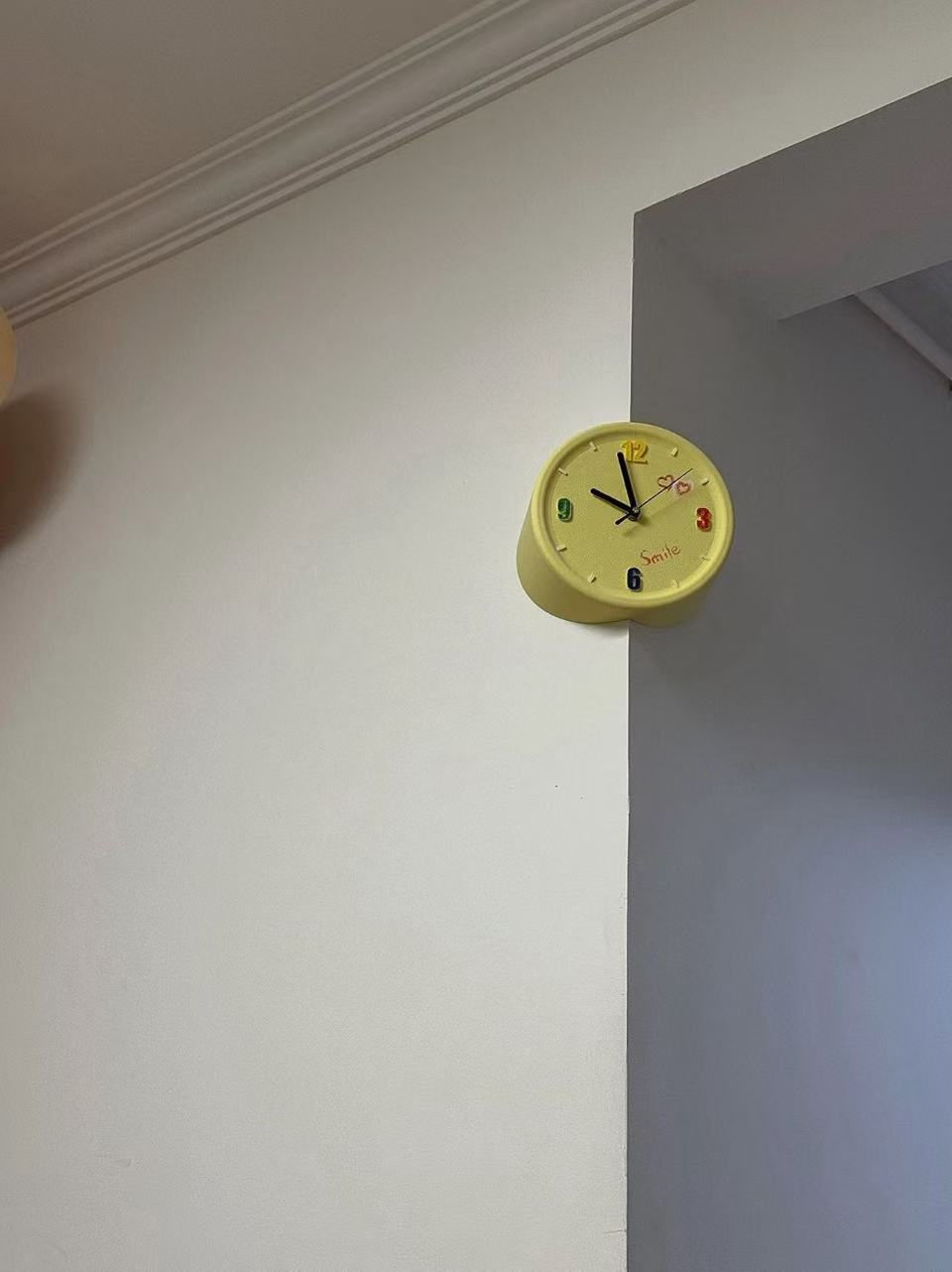 Simple Style Corner Clock, Wall Decoration | Shopee Philippines