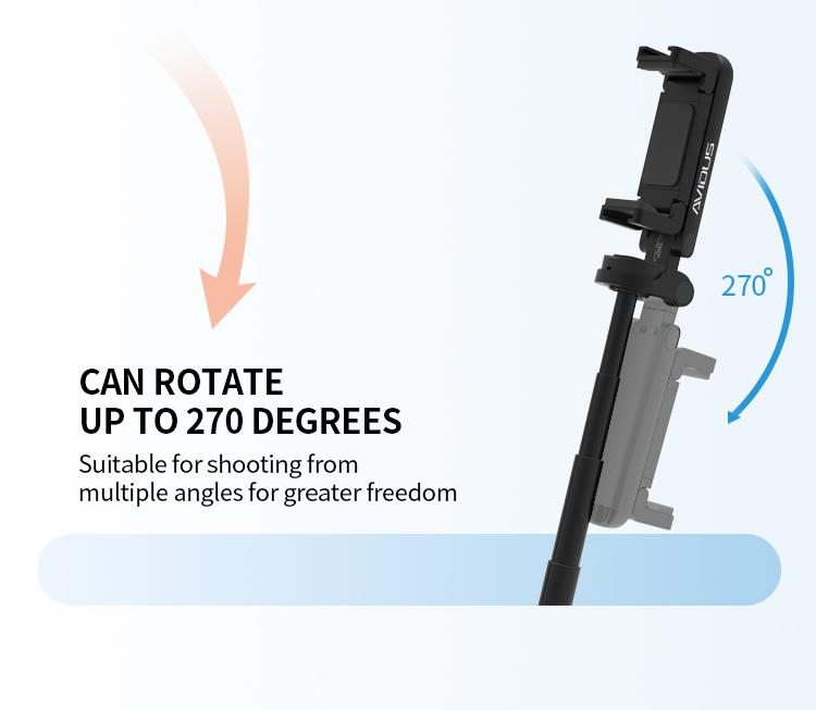 AVIDUS R10 3-in-1 Mini Selfie Stick Portable Extendable Folding ...
