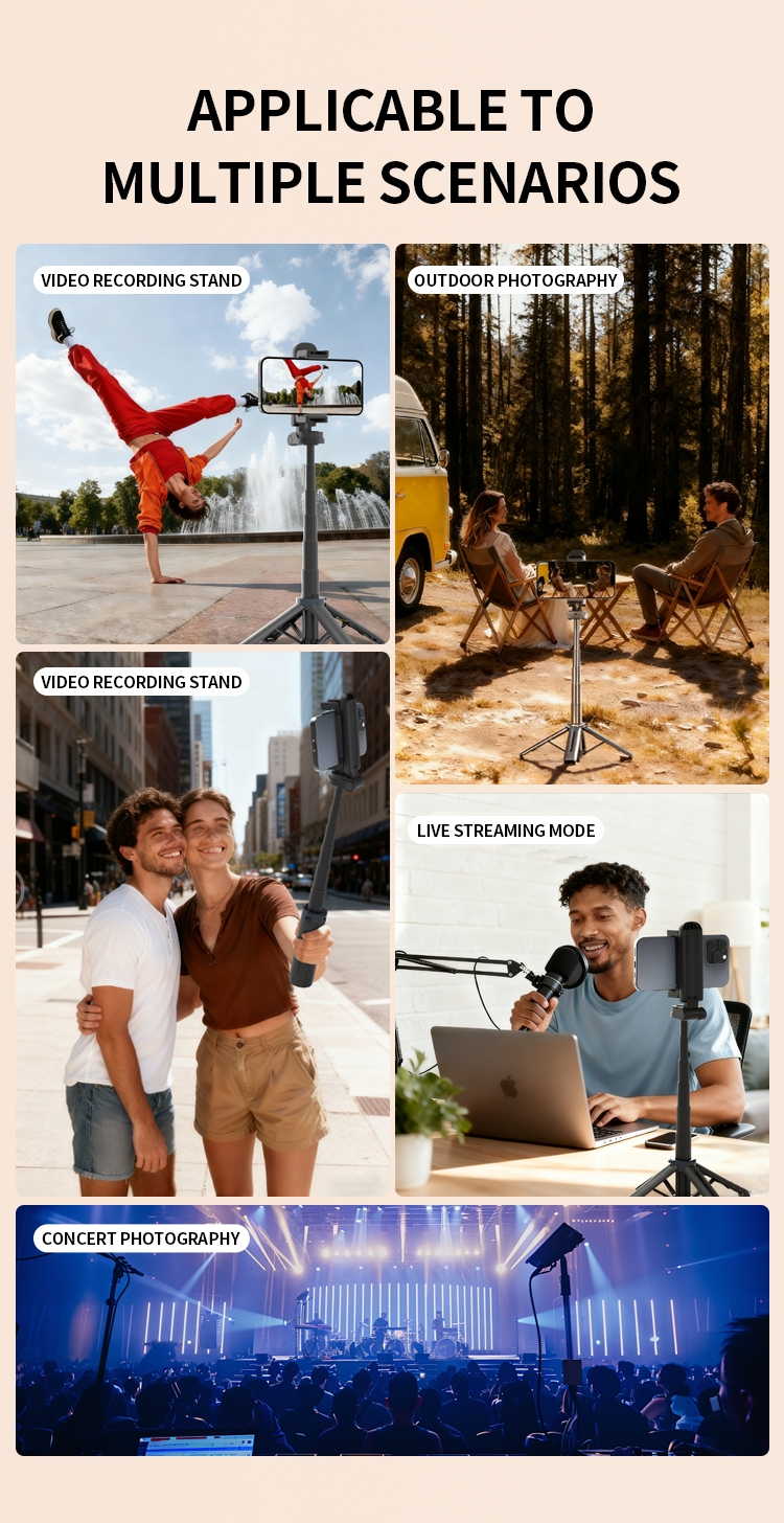 AVIDUS R10 3-in-1 Mini Selfie Stick Portable Extendable Folding ...