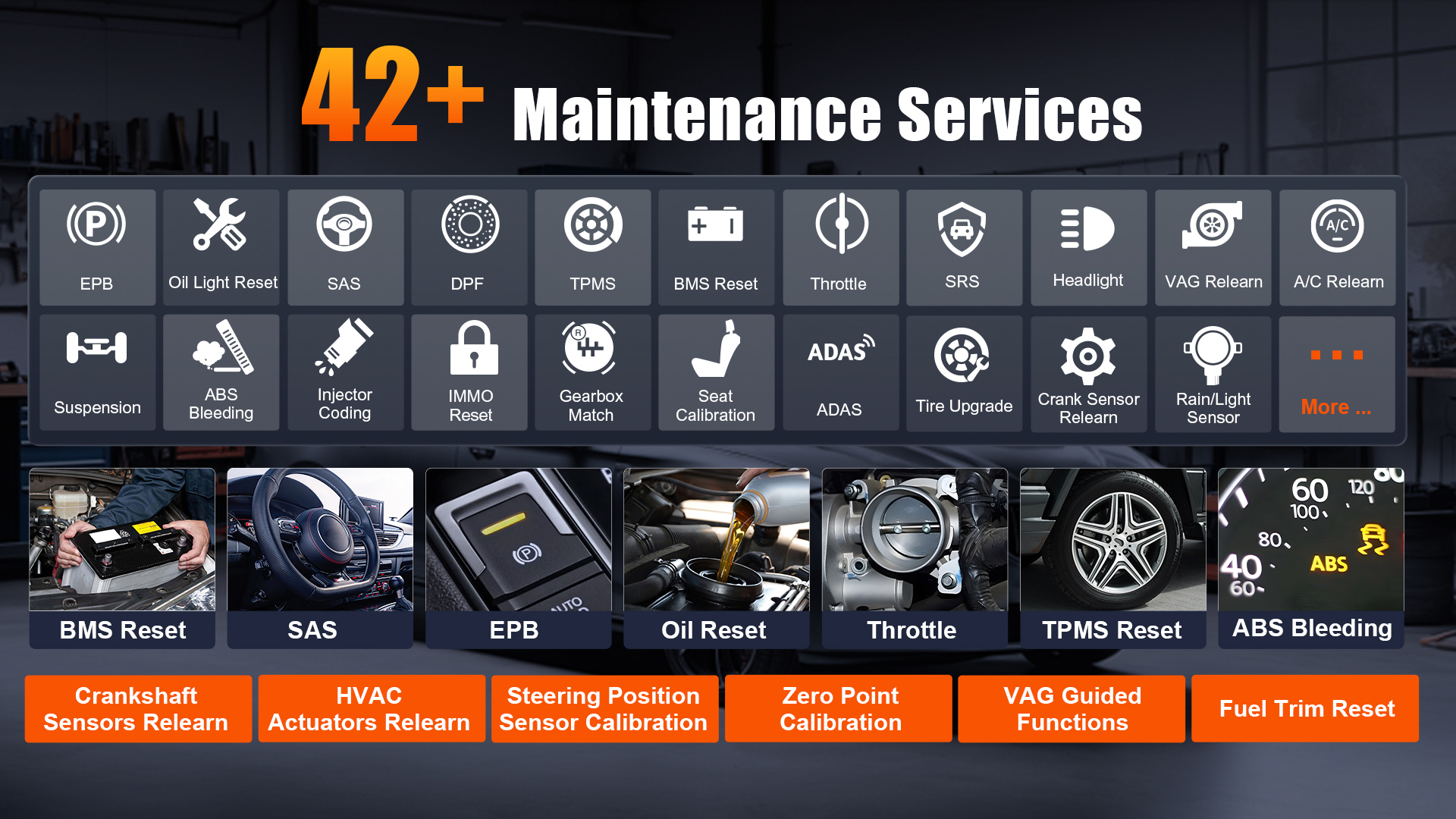 XTOOL D9 HD Diesel Heavy Duty Truck OBD2 Scanner 12V 24V Full System ...