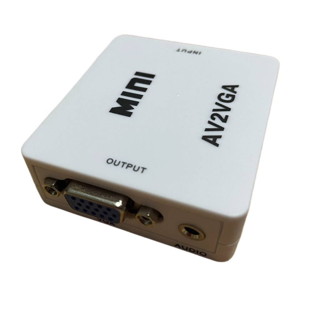 [Shopee Choice] Mini HD RCA CVBS AV2VGA Video Converter Conversor AV to ...