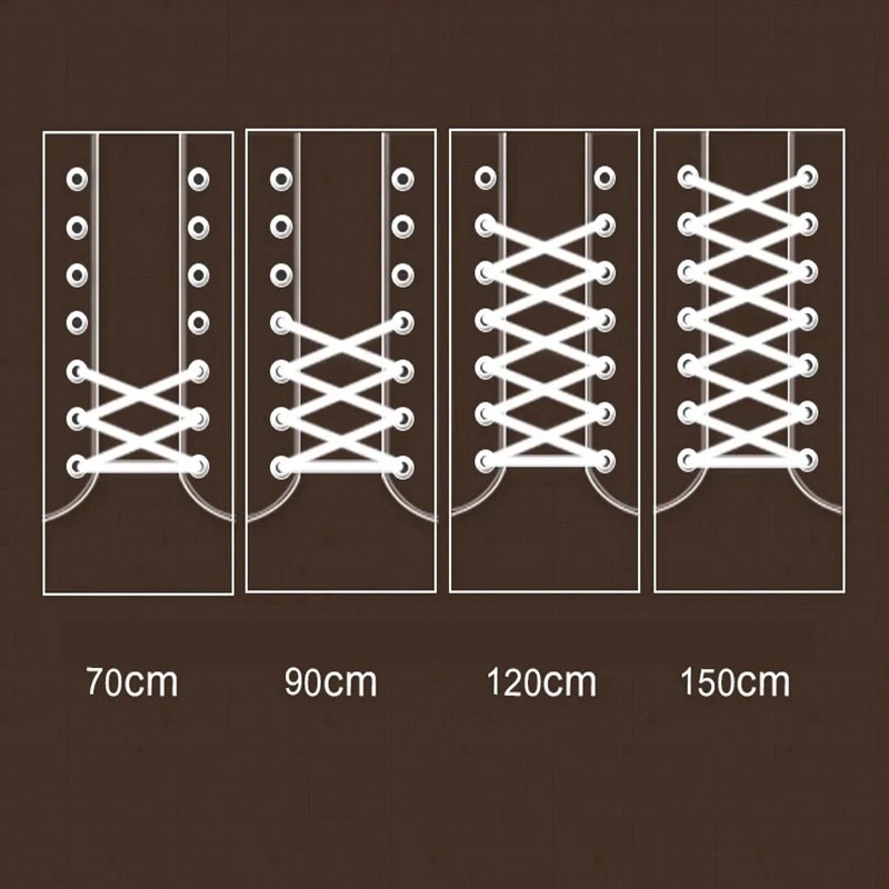 1Pair 21 Color Round Shoelaces Polyester Solid Classic Shoe laces Boots ...