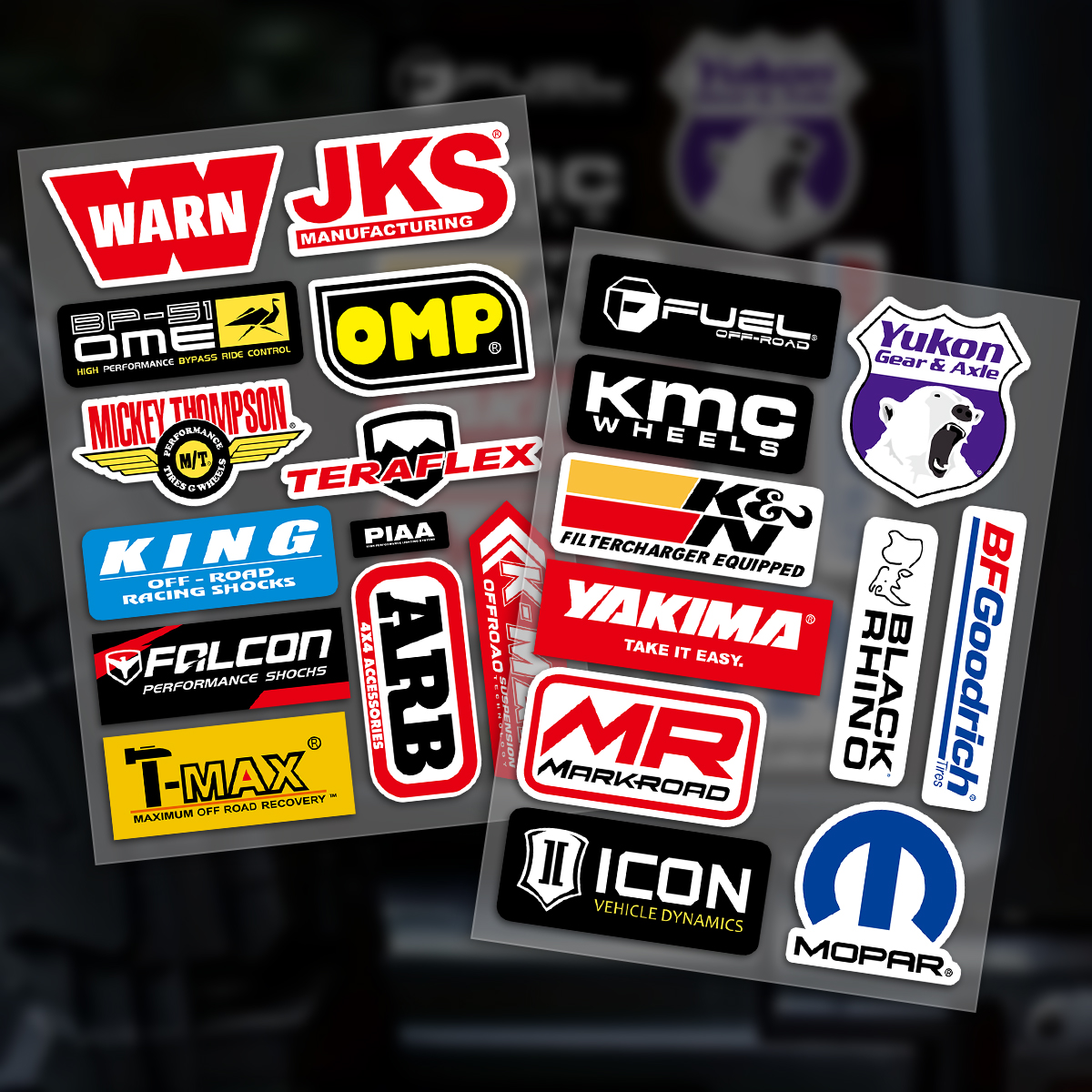 Wrangler Tank 300 FOX ARB TJM WARN OMP MR Off Road Car Decoration ...