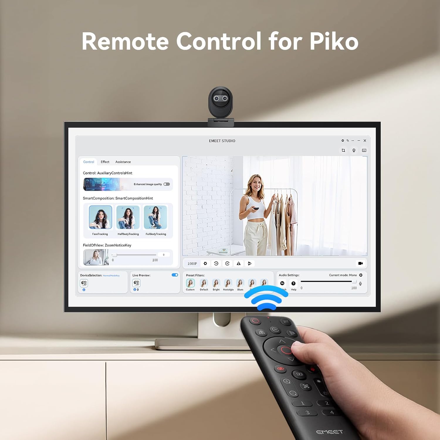 EMEET Remote Control R2 For Pixy Webcam Piko Piko Dual-Camera | Shopee ...
