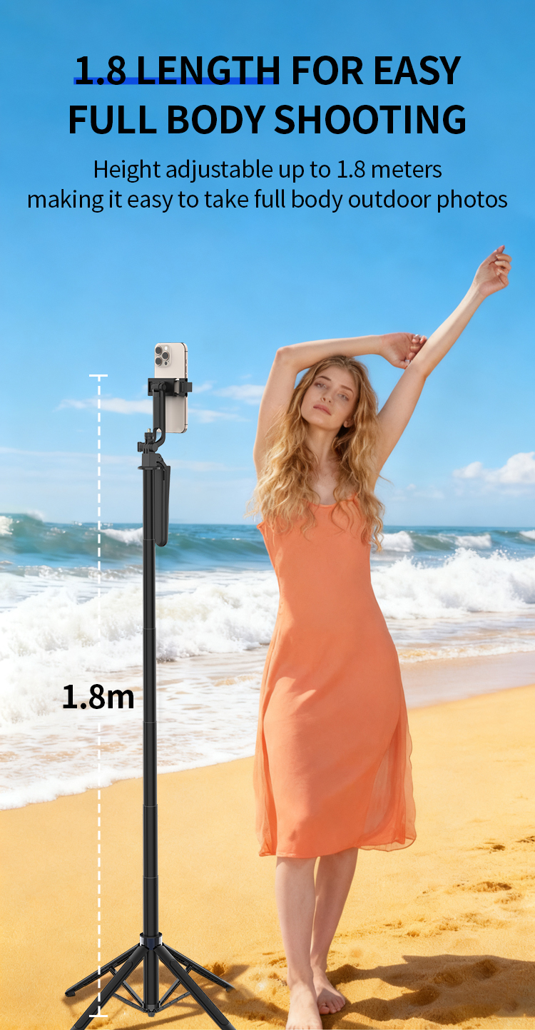 AVIDUS R30 Selfie Stick Quadruped Stabilizer 360° Rotation Wireless ...