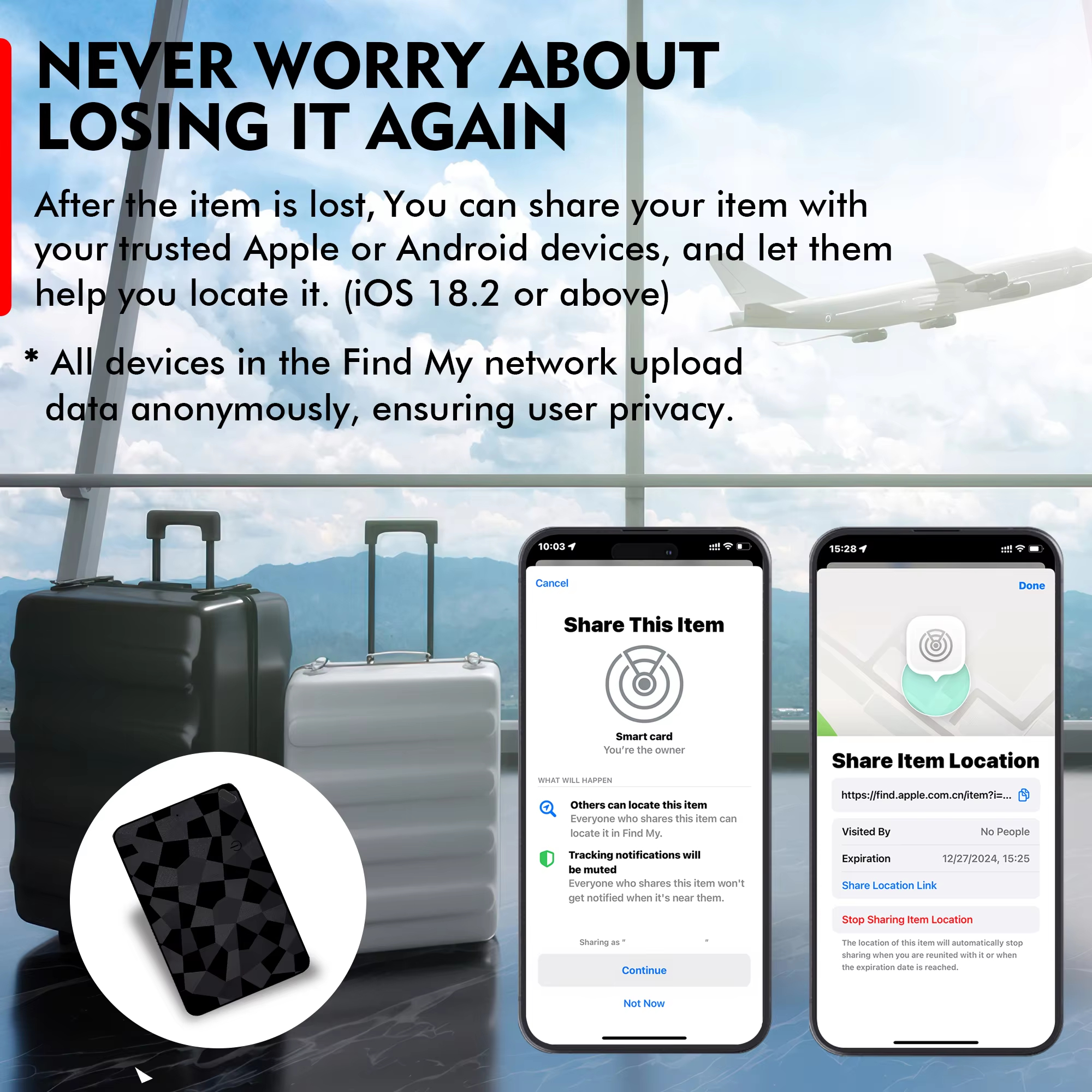 Ultra Slim Tracking Card Wallet Anti-Loss Gps Tracker Smart Location ...