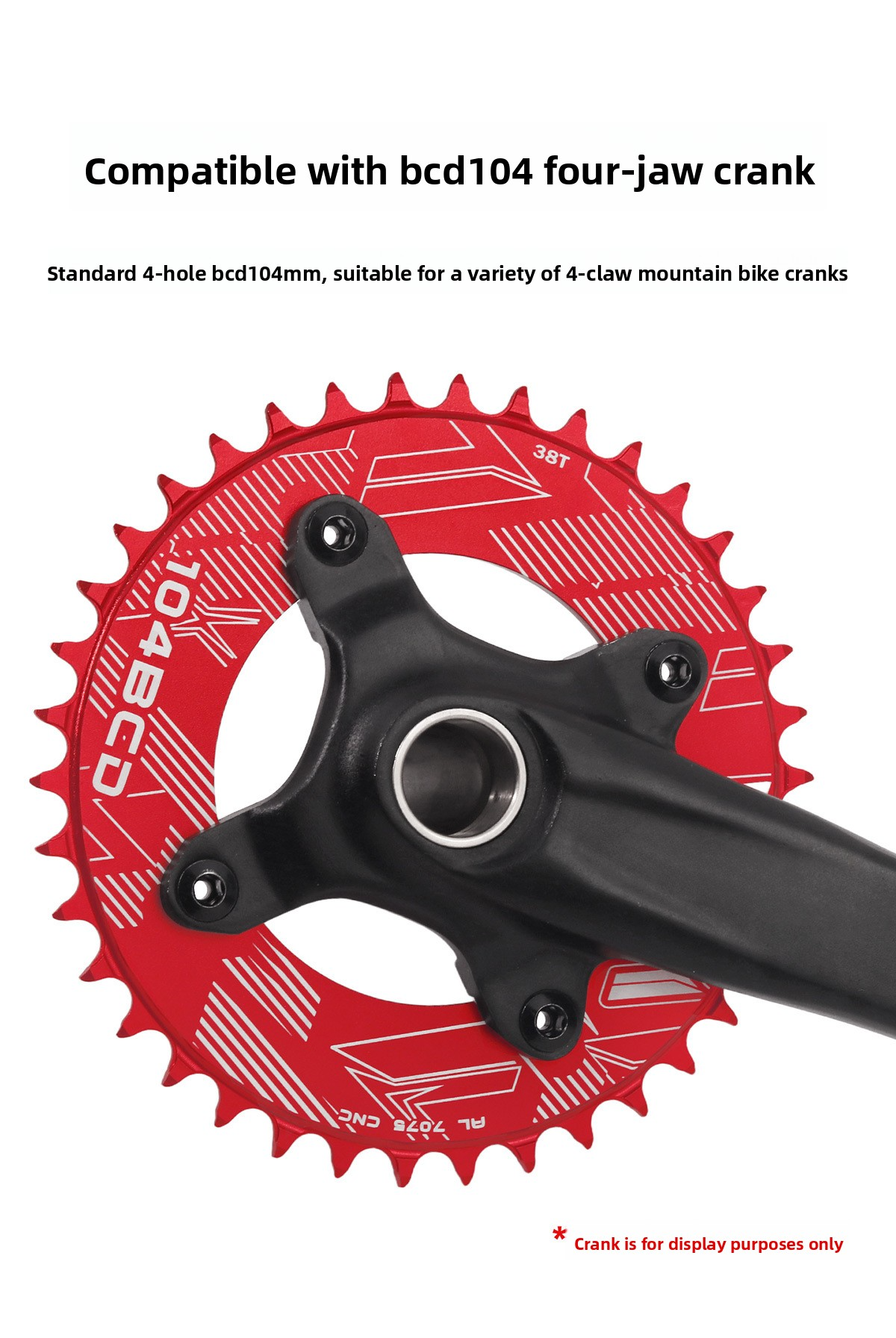 VXM104BCD mountain bike, four-pronged black/purple/red/pink/cyan ...