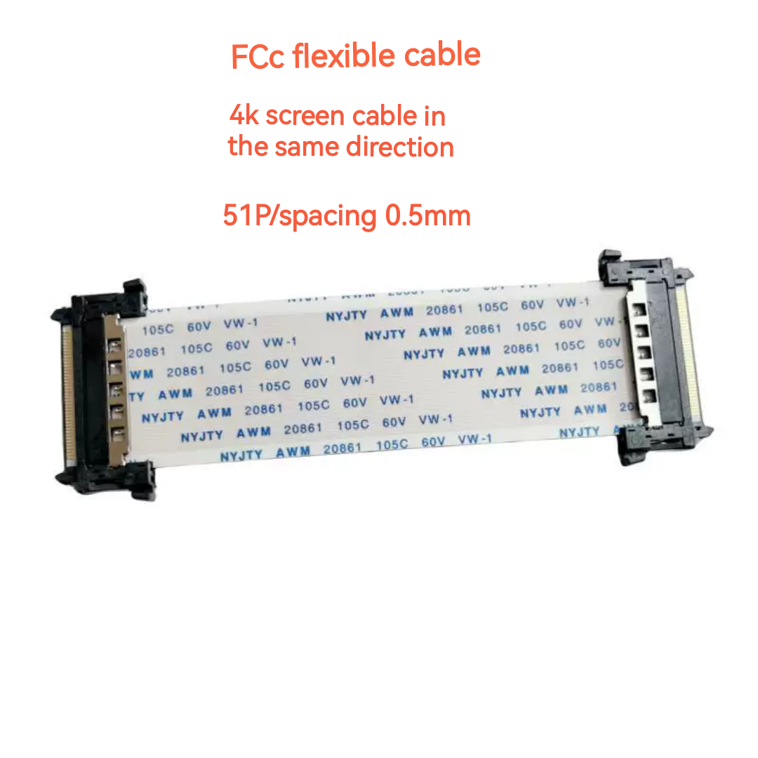4K HD LCD TV Screen Cable 51P with I-PEX Connector Interface LVDS Butt ...