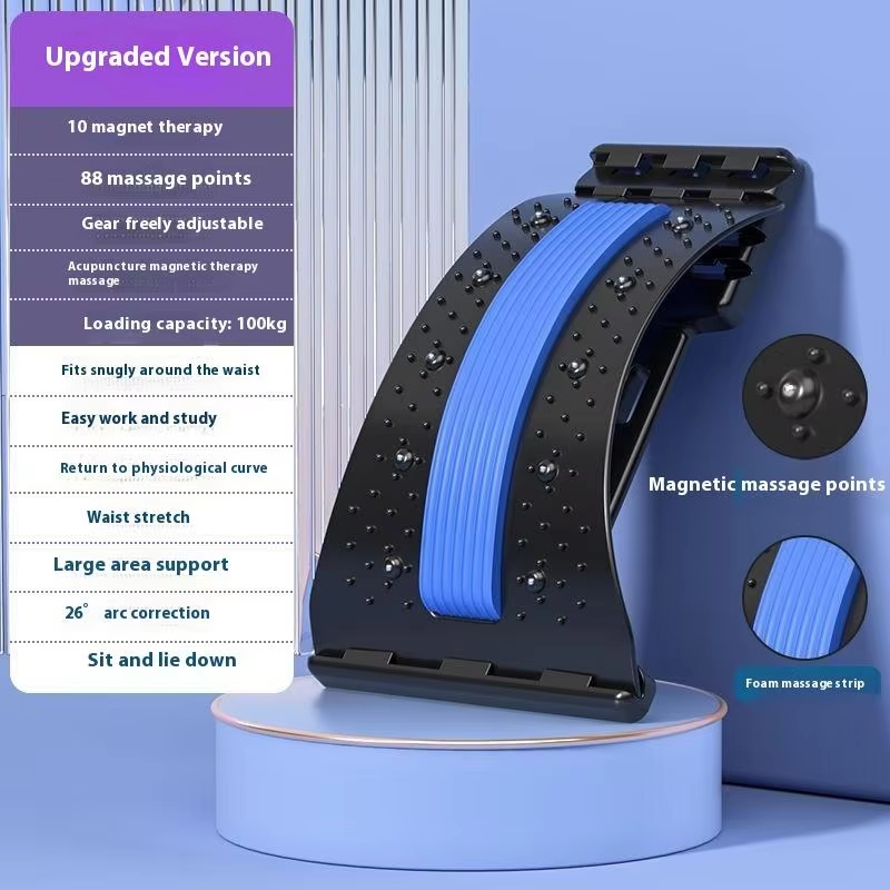 Yoga Lumbar Support Board - Curved Back Stretching Device for Pain ...