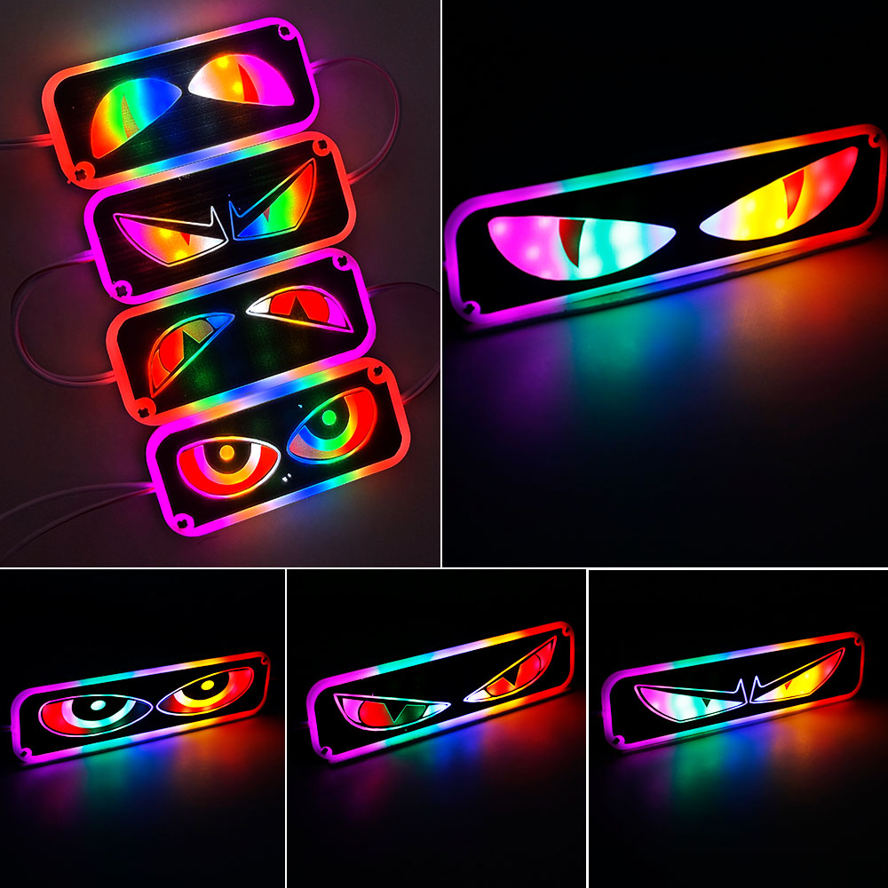 1pcs RGB Auto motorcycle Led Module Short-Style Demon Eye Strobe ...