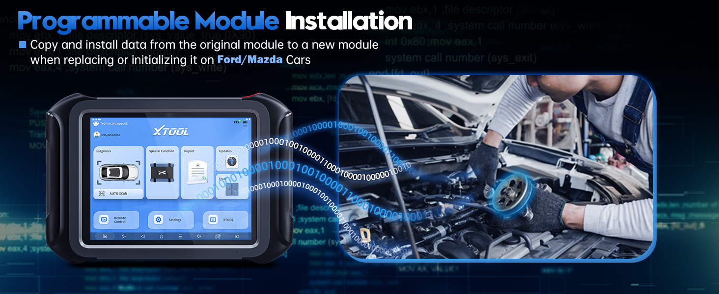 XTOOL D9S AI-Assisted Bidirectional OBD2 Scanner with Topology ECU ...