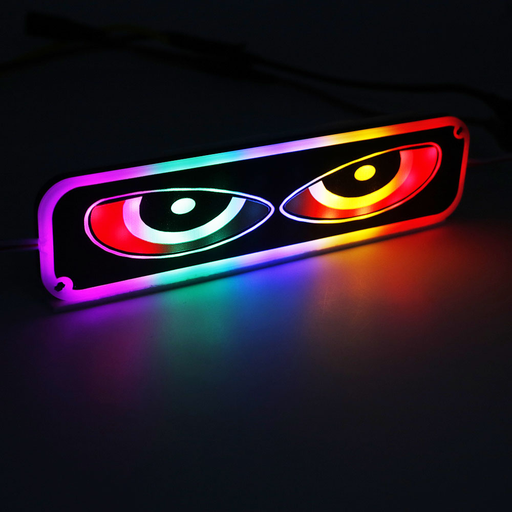 1pcs RGB Led Evil Eye Module Demon Eye Strobe Warning Light Car ...