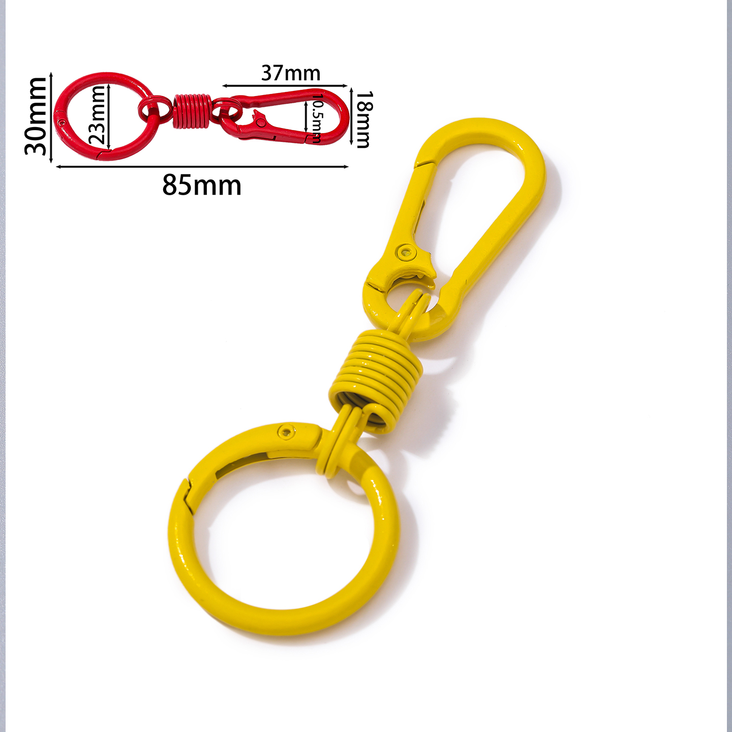St.kunkka 1Pcs 30*85mm alloy paint keychain spring buckle for DIY key ...