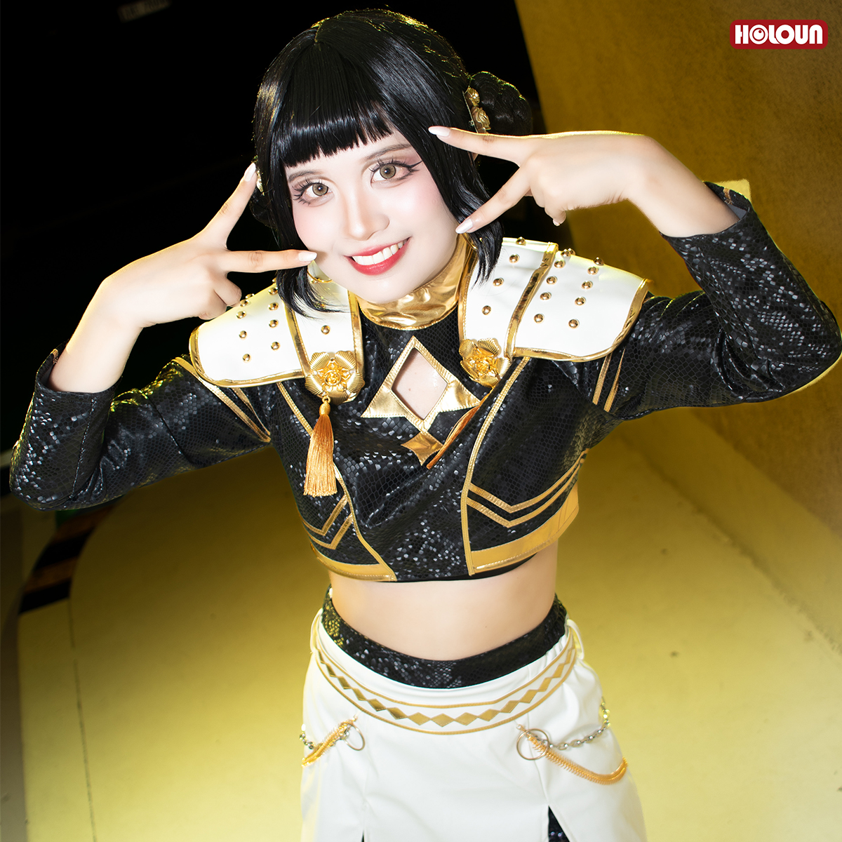 HOLOUN Rumii Miraa Zoeyy Cosplay Costume Black Superstar Anime | Shopee ...