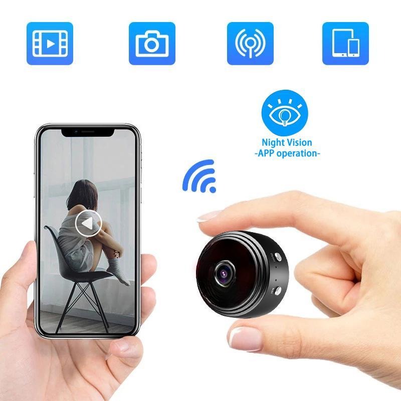 A9 Mini WiFi Camera 1080p HD Night Version Micro Voice Recorder ...