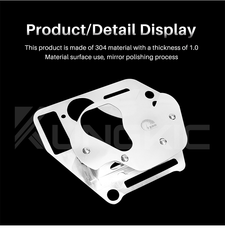 KUNGKIC For Subaru BRZ Toyota 86 GT86 GR8 Stainless Steel Double-Layer ...