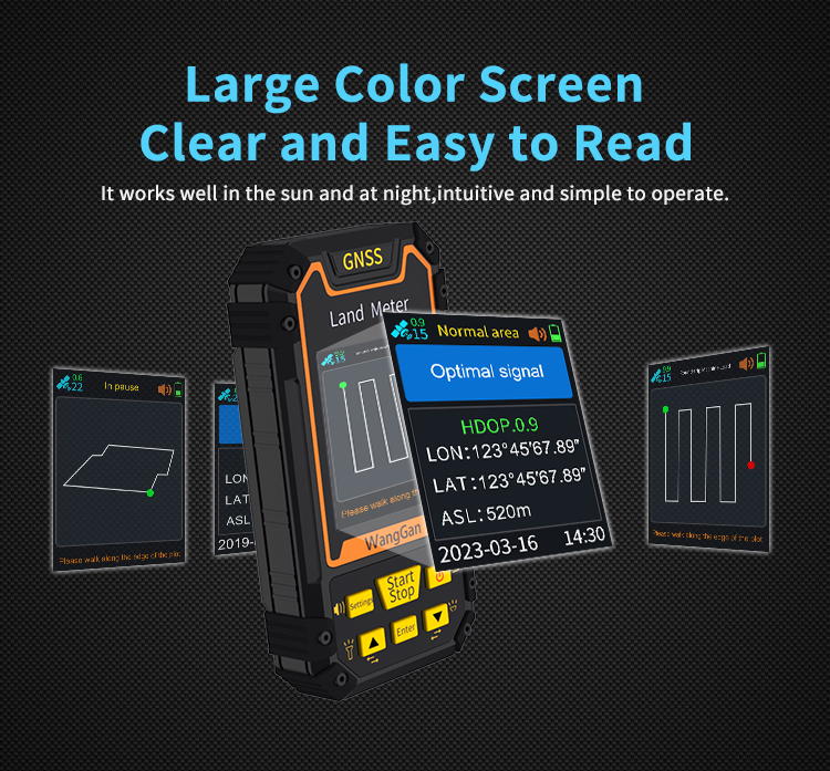 GPS Land Surveying Machine High Sensitivity GNSS Laser Meter Normal ...
