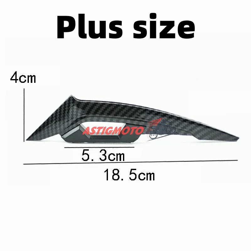 1Pair Motorcycle Winglets Aerodynamic Spoiler Wings Modification ...