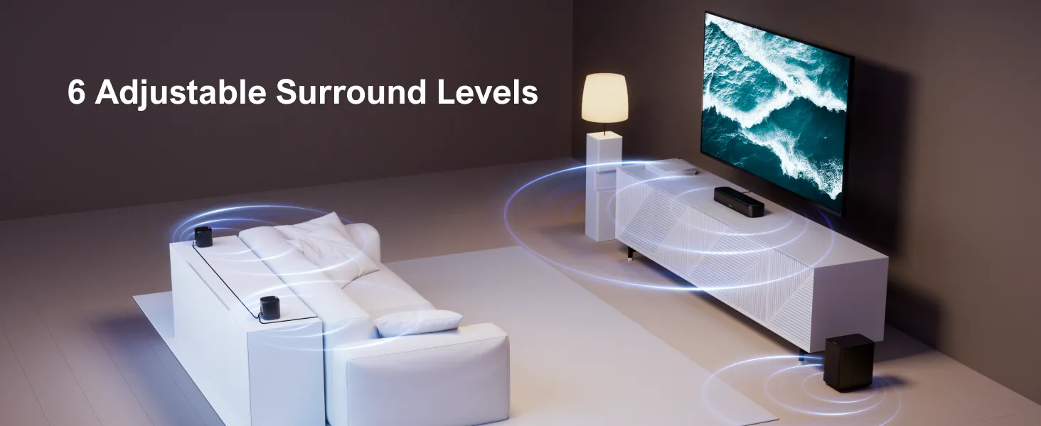 ULTIMEA Aura A30 5.1ch Sound Bar With Subwoofer & Surround