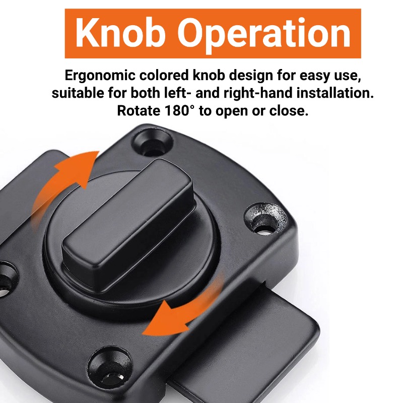 Aluminum Alloy Sliding Door Latch Door Bolt Lock Door Lock Inside No ...