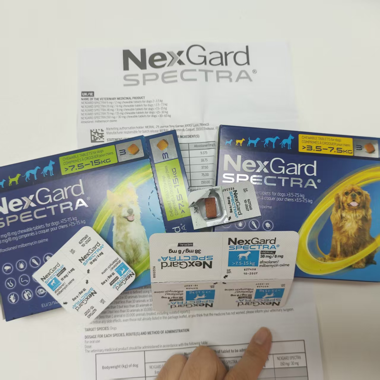 Nexgard Spectra for Dogs Monthly Chewable Tablet Next Guard For Dog ...
