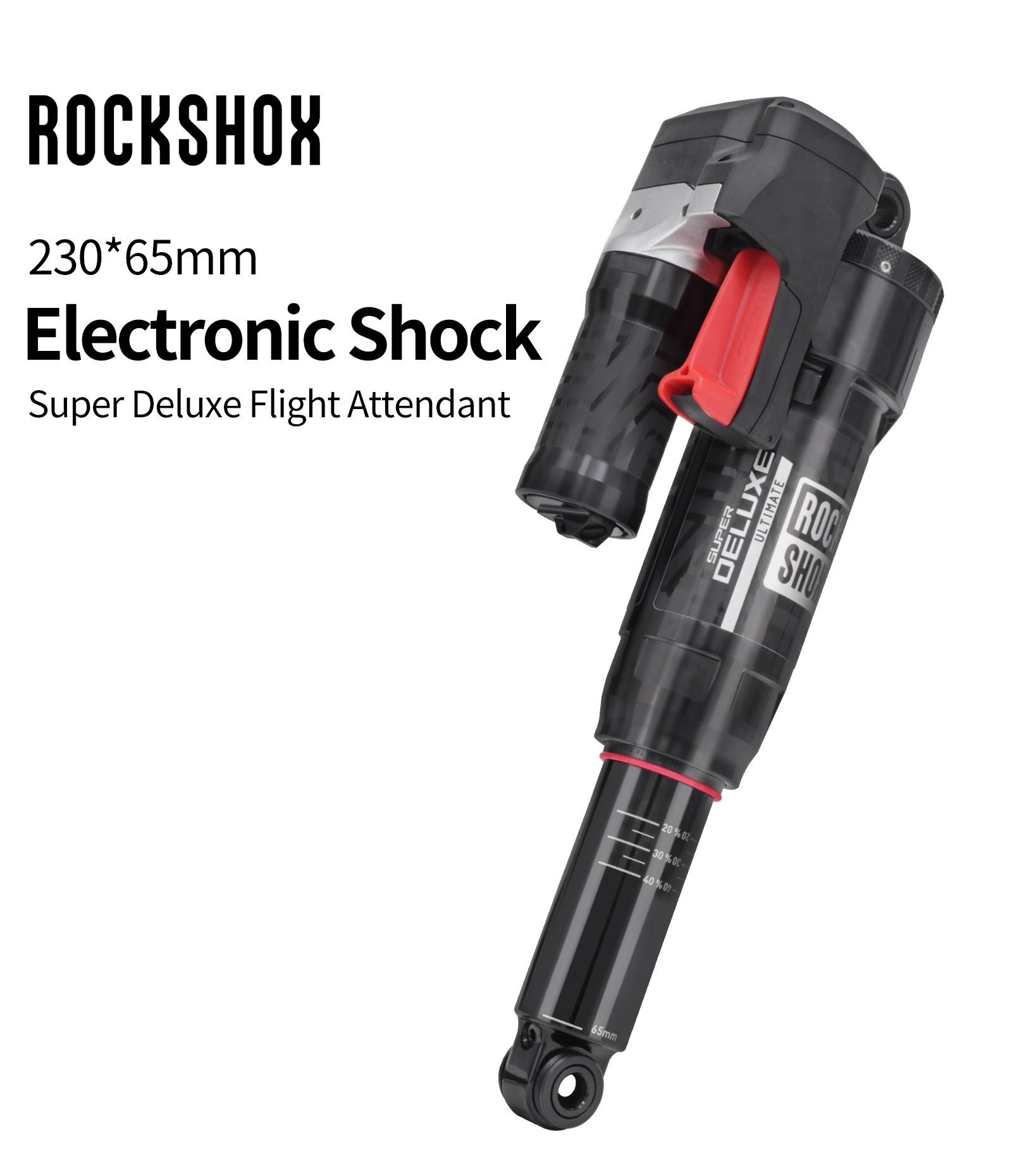 MEROCA ROCKSHOX 230MM Electronic Air Shock - Rear Suspension for ...