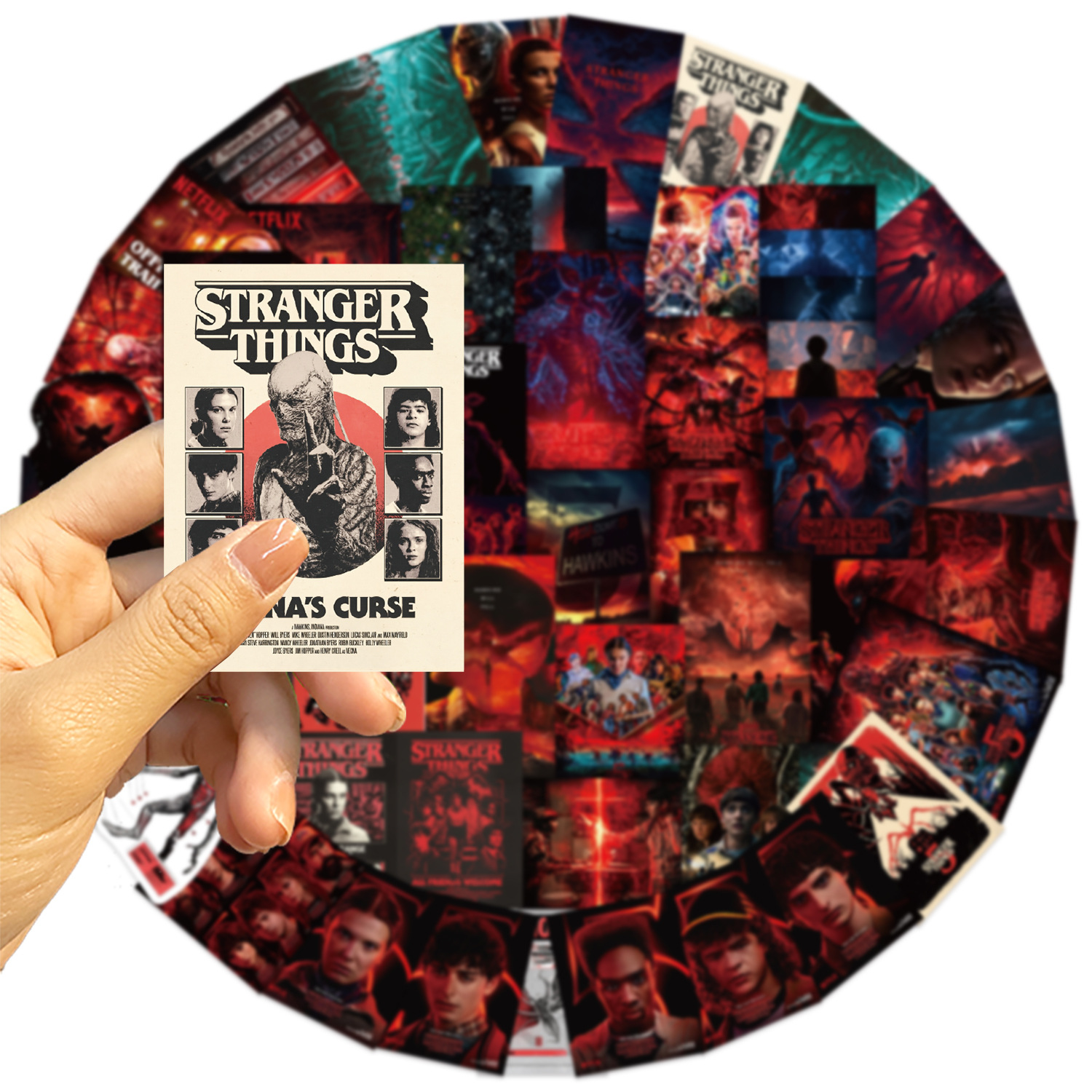 54pcs Horror American TV Stranger Things Season 5 Sticker DIY Phone ...