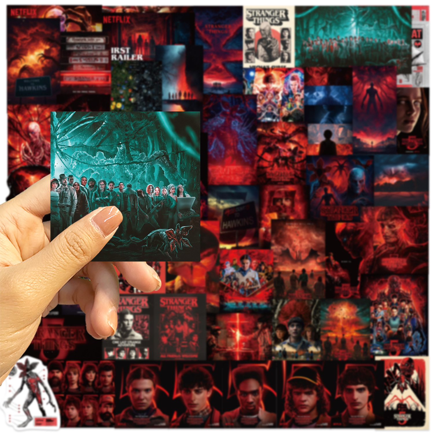 54pcs Horror American TV Stranger Things Season 5 Sticker DIY Phone ...