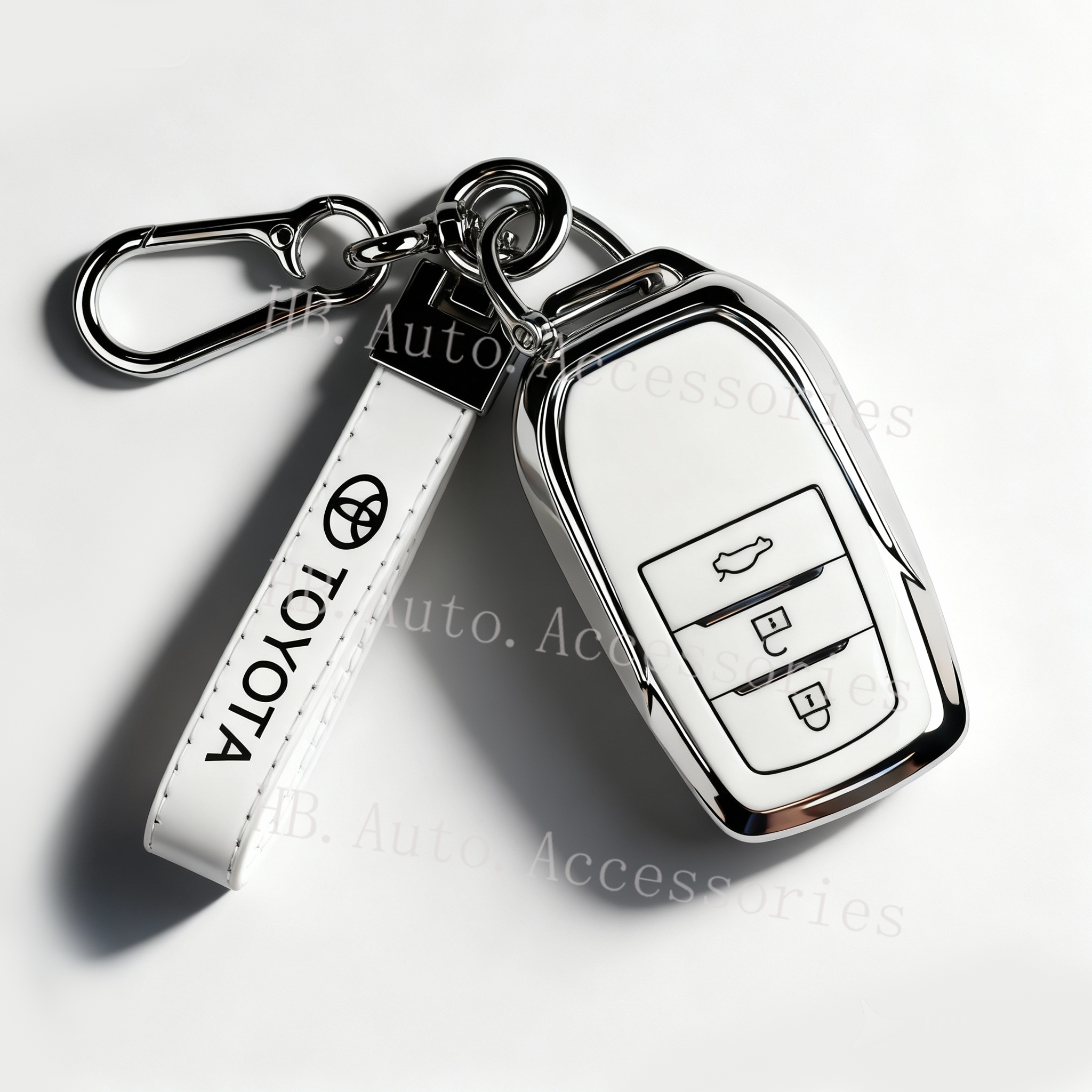 For Toyota RAV4 Crown Hilux Fortuner Camry Land Cruiser Prado Key Cover ...