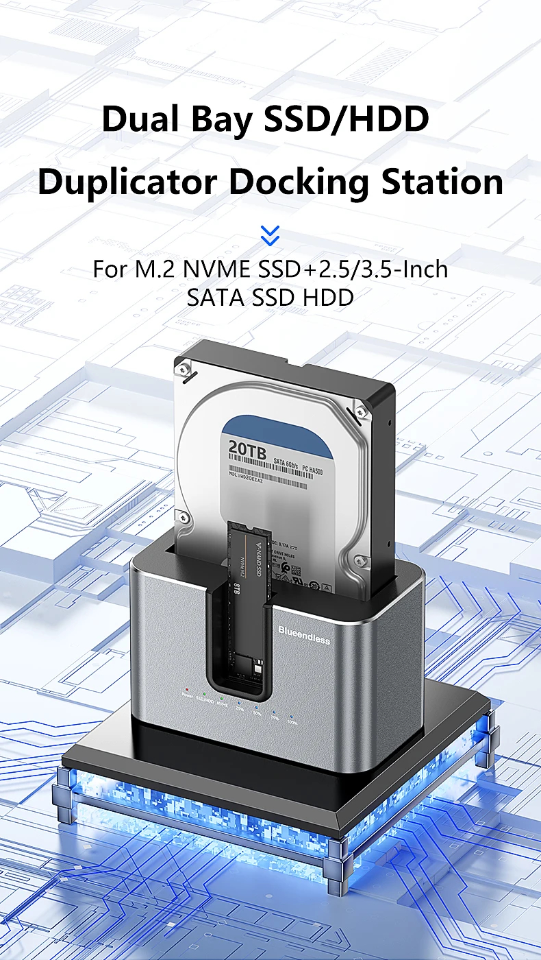 High Speed Clone Dual Bay 2.5