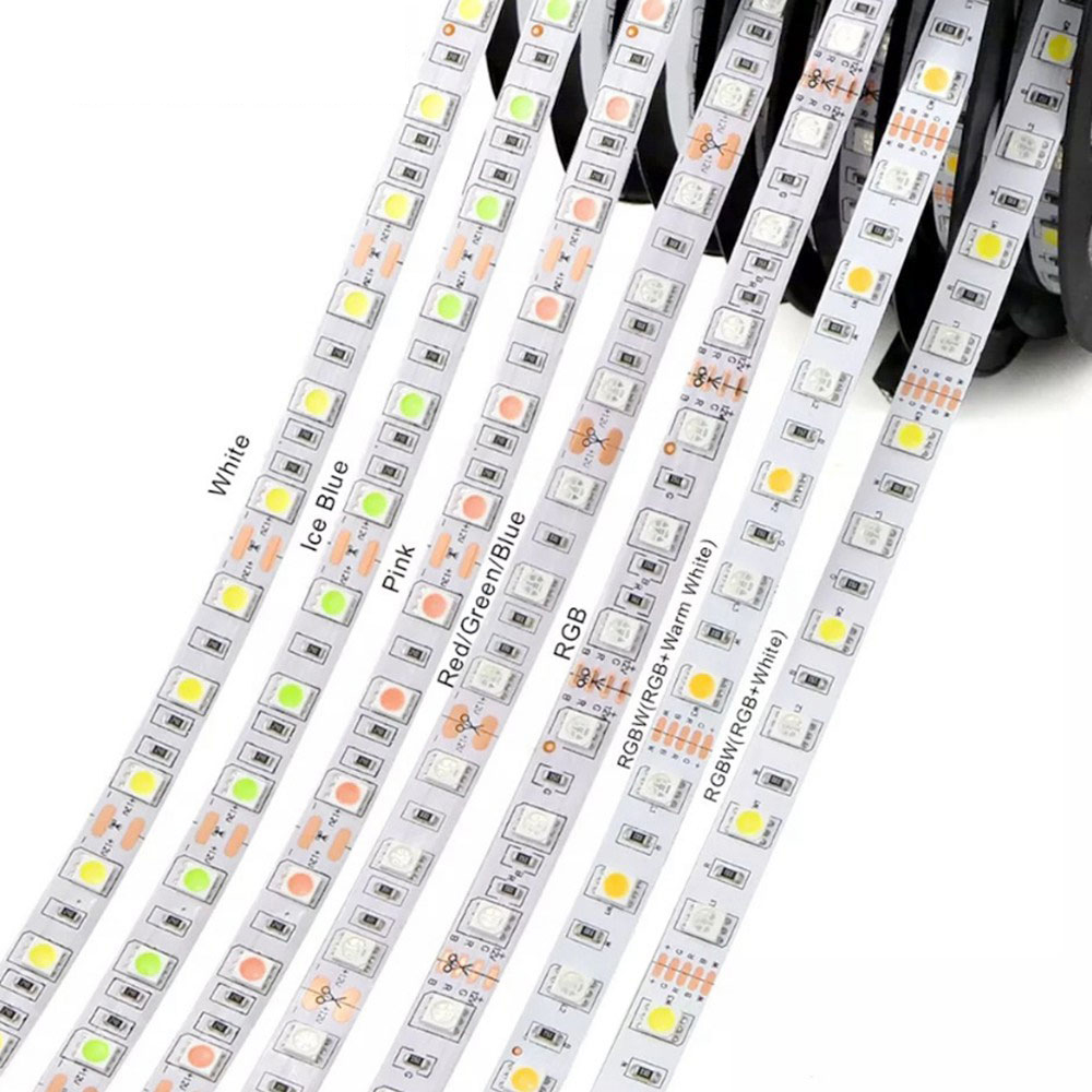 5M 5050 60leds/m SMD LED Strip Light White/RGB/RGBW/RGBWW Decoration ...