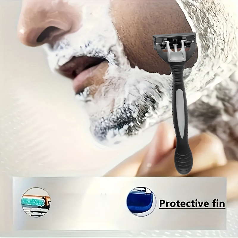 New Men's And Women's Manual Shaver Set, 3-Layer Blade Material Safe ...