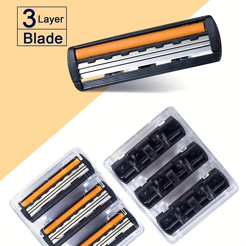 New Men's And Women's Manual Shaver Set, 3-Layer Blade Material Safe ...