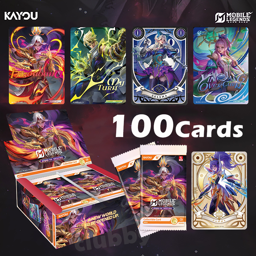 100 Mobile legends Bang Bang card MLBB rare SP/UR/PTR cards Hand of ...