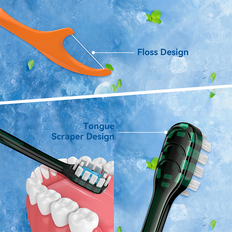Exploded Bead Toothbrush Disposable Adult Cleaning Toothbrush Portable ...
