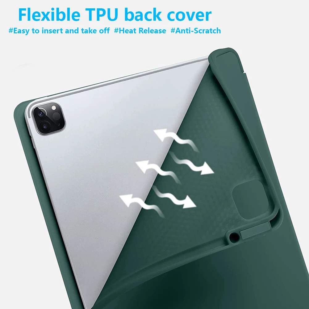 UncleZ Acrylic Clear Y-Fold Stand Case for Xiaomi Pad 7/6/5 Pro & Redmi ...